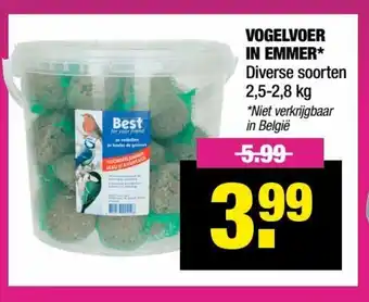 Big Bazar Vogelvoer in emmer aanbieding