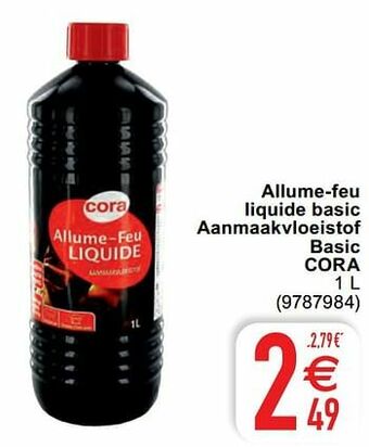 Cora Allume-feu liquide basic aanmaakvloeistof basic cora aanbieding