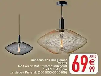 Cora Suspension - hanglamp mesh aanbieding