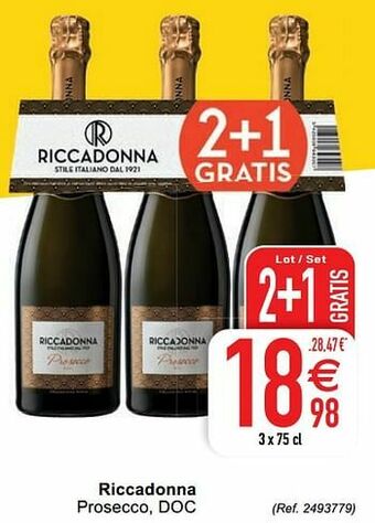 Cora Riccadonna prosecco doc aanbieding