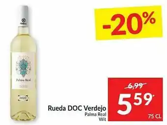 Rueda doc verdejo palma real wit