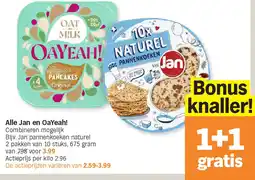 Albert Heijn Alle Jan en OaYeah! aanbieding