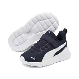 Decathlon Anzarun Lite sportschoenen voor baby's PUMA Peacoat White Blue aanbieding