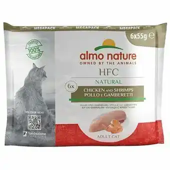 Zooplus 6x55g Maaltijdzakjes Kipfilet Almo Nature Classic Kattenvoer aanbieding