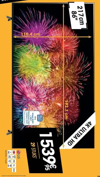 Electro Depot LG 86" aanbieding