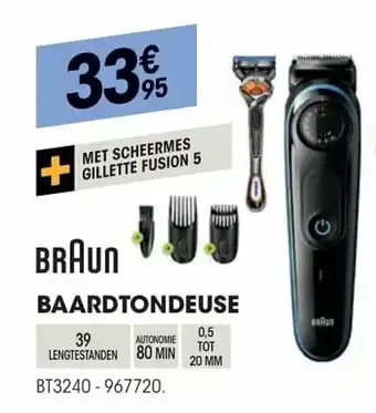 Electro Depot Braun Baardtondeuse aanbieding