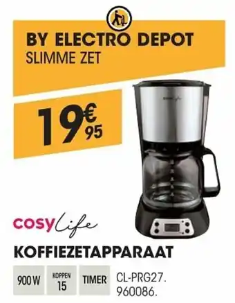 Electro Depot Cosy Life Koffiezetapparaat aanbieding