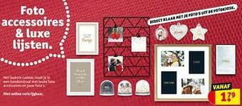 Kruidvat Foto accessoires + luxe lijsten aanbieding
