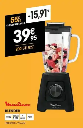 Electro Depot Moulinex Blender aanbieding