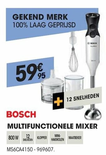 Electro Depot Bosch Multifunctionele Mixer aanbieding