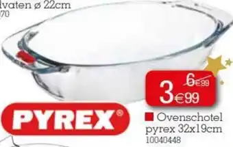 Ovenschotel pyrex 32x19cm