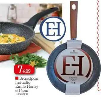 Braadpan inductie Emile Henry 14cm