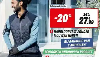 Intersport Energetics Hardloopvest zonder mouwen heren aanbieding