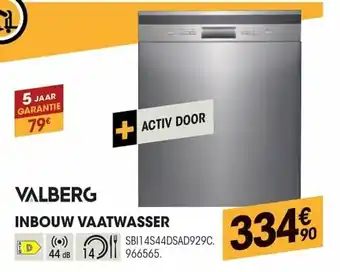 Electro Depot Valberg Inbouw Vaatwasser aanbieding
