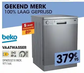 Electro Depot Beko Vaatwasser aanbieding