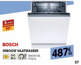 Electro Depot Bosch Inbouw Vaatwasser aanbieding