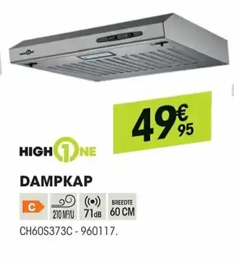 Electro Depot High One Dampkap aanbieding