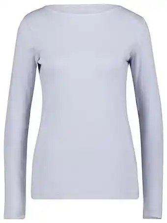 HEMA HEMA Dames T-shirt Boothals Lichtblauw (lichtblauw) aanbieding