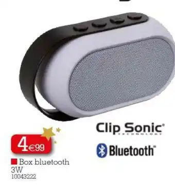 Yess Box bluetooth 3W aanbieding