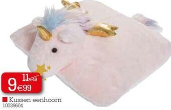 Yess Kussen eenhoorn aanbieding