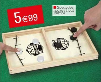 Yess Spelletjes hockey hout aanbieding