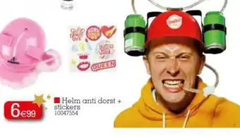 Helm anti dorst + stickers
