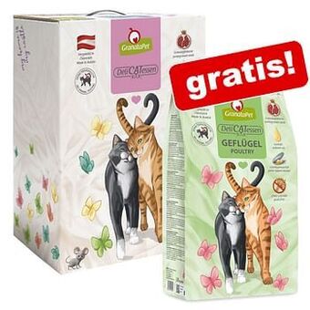 9 kg + 1,8 kg gratis! GranataPet Droogvoer voor Katten Adult Eend