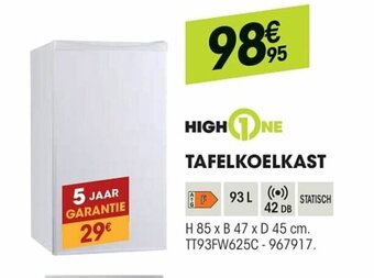 Electro Depot High One Tafelkoelkast aanbieding