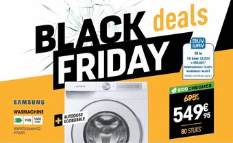 Electro Depot Samsung Wasmachine aanbieding
