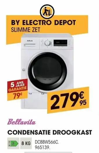 Electro Depot Bellavita Condensatie Droogkast aanbieding