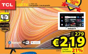 ElectroStock TLC LED TV 32" aanbieding