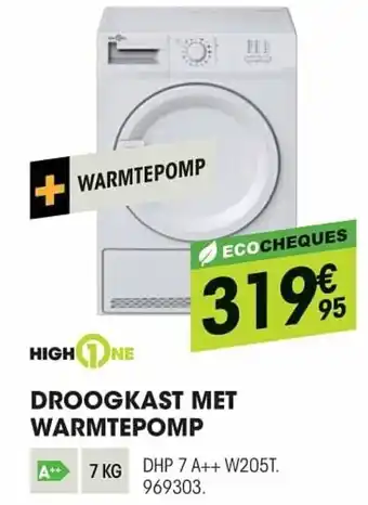 Electro Depot High One Droogkast Met Warmtepomp aanbieding