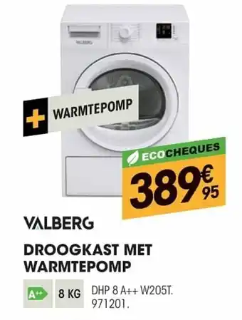 Electro Depot Valberg Droogkast Met Warmtepomp aanbieding