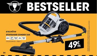Electro Depot Exceline Stofzuiger Zonder Zak aanbieding