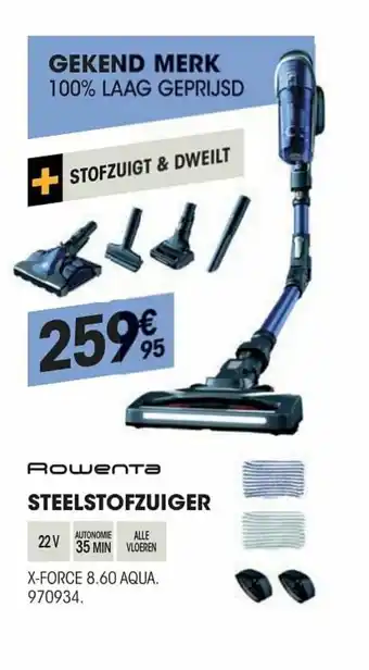 Electro Depot Rowenta Steelstofzuiger aanbieding