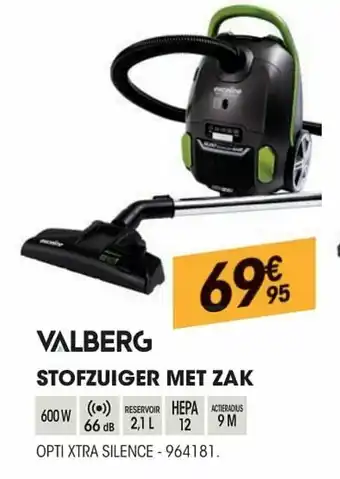 Electro Depot Valberg Stofzuiger Met Zak aanbieding