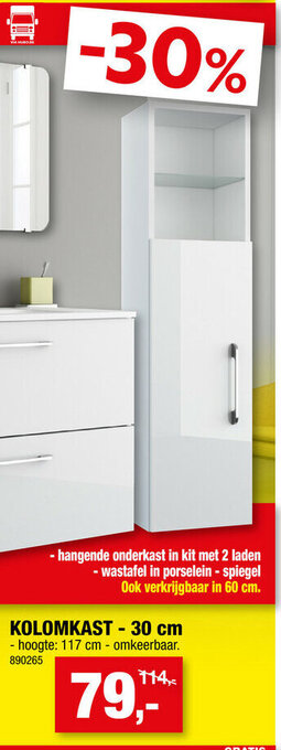Hubo Kolomkast Happy aanbieding