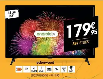 Electro Depot Edenwood 32" Smart Tv aanbieding