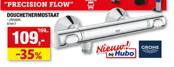 Hubo Grohe Douchethermostaat Precision Flow aanbieding