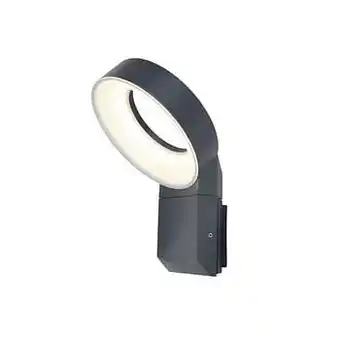 Brico Lutec buiten wandlamp ’Meridian’ antraciet 14W aanbieding