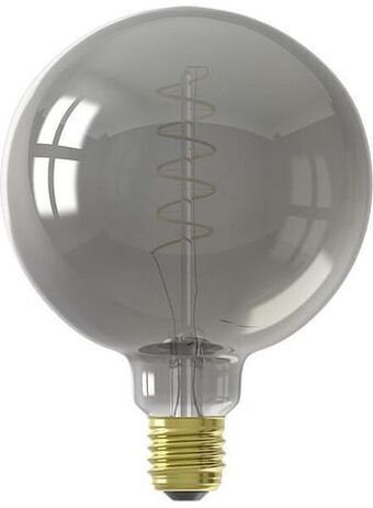 HEMA HEMA LED Lamp 4W - 100 Lm - Globe - Titatium (grijs) aanbieding