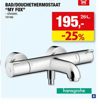 Hansgrohe Bad/Douchethermostaat My Fox