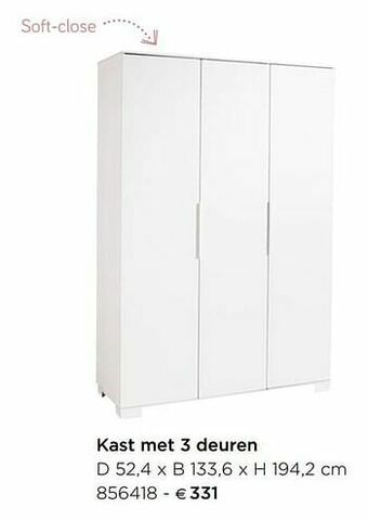 Dreambaby Kast met 3 deuren aanbieding