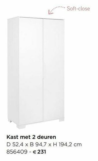Dreambaby Kast met 2 deuren aanbieding