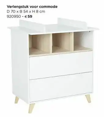Dreambaby Verlengstuk voor commode aanbieding
