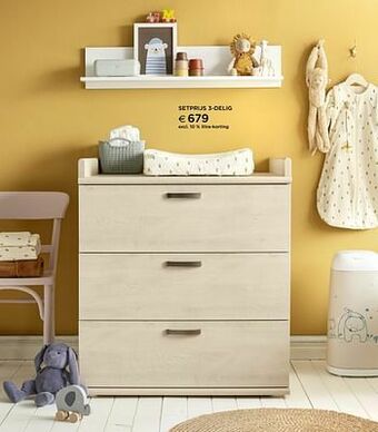 Dreambaby 3-delige meegroeikamer met kast met 2 deuren aanbieding