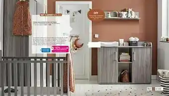 Dreambaby 3-delige meegroeikamer met kast met 3 deuren aanbieding