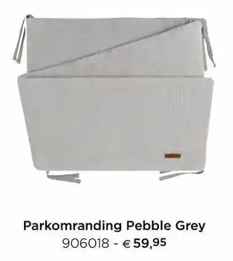 Parkomranding pebble grey