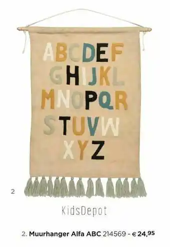 Muurhanger alfa abc