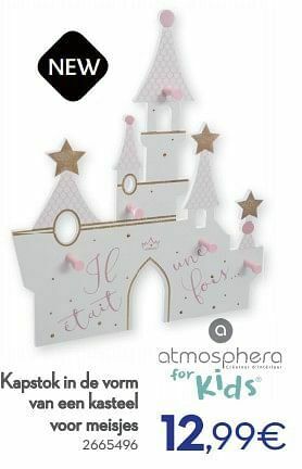 Cora Kapstok in de vorm van een kasteel voor meisjes aanbieding